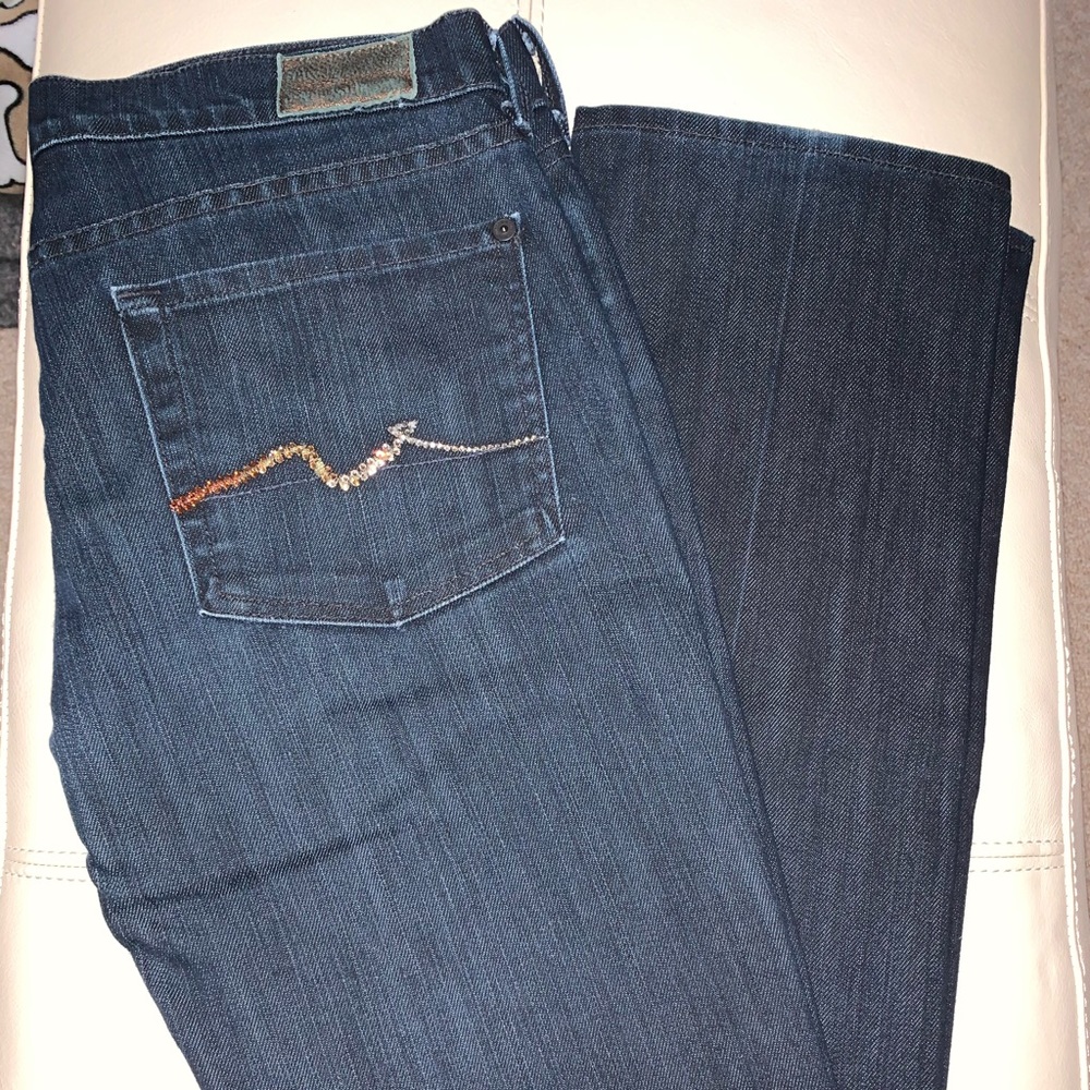7 for All Mankind embellished jeans